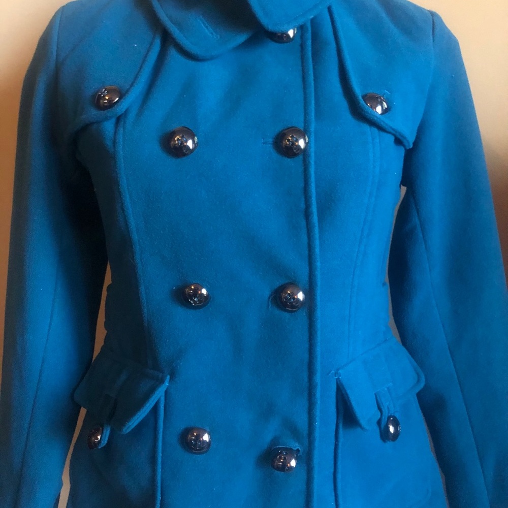💙Pink Envelope Pea Coat💙 - Picture 4 of 7